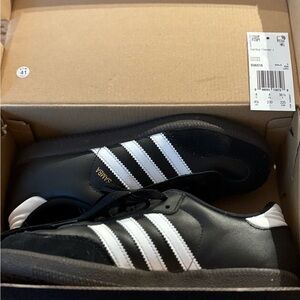 Adidas Youth Black Samba Classic Shoes